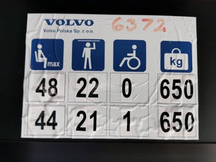 VOLVO B12B 8700, 12,9m, 48 seats, handicap lift, EURO 4; 5 UNITS