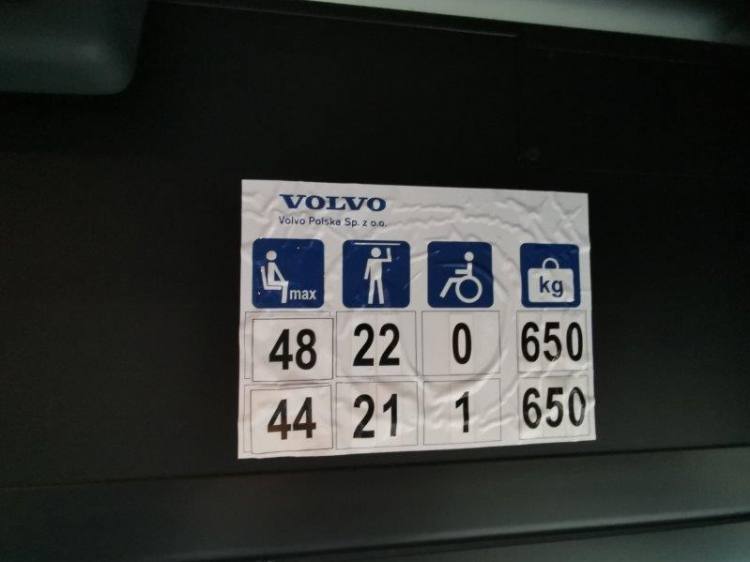 VOLVO B12B 8700, 12,9m, 48 seats, handicap lift, EURO 4; 5 UNITS